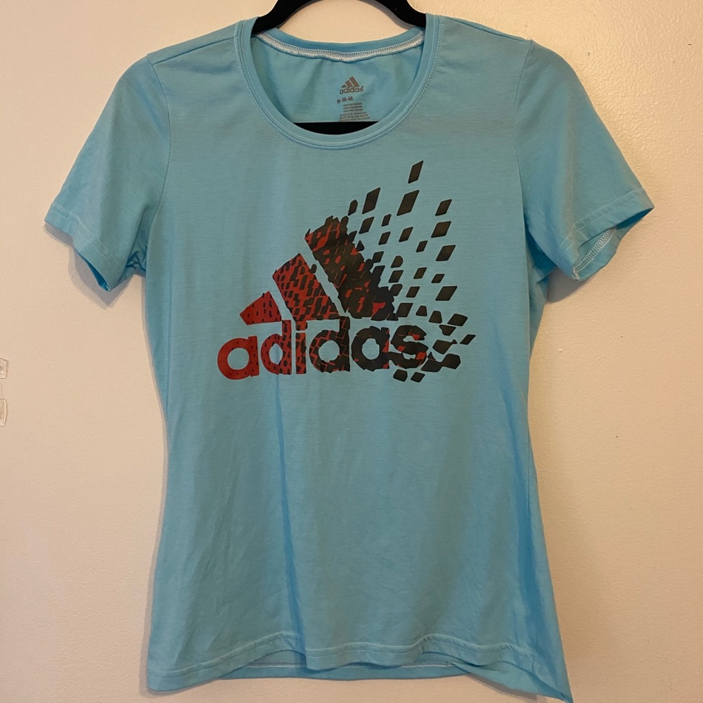 Blue Adidas shirt